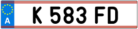 Truck License Plate